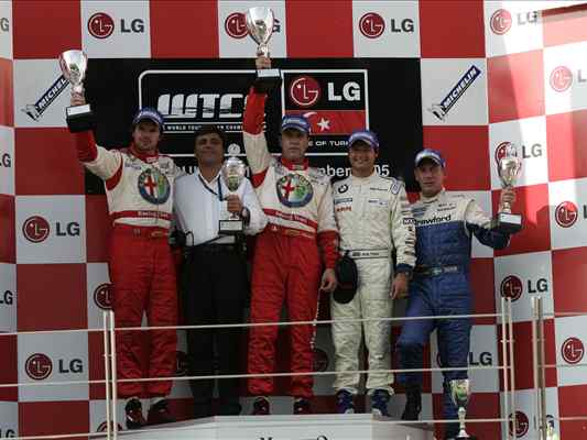 FIA WTCC 2005 Istanbul Slideshow - Gara-1, il podio