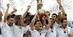 Roma lift Coppa in Milan