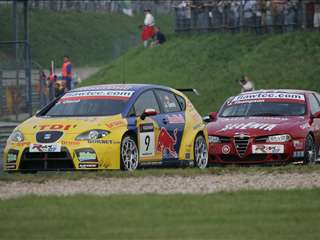 FIA WTCC 2007 Oschersleben SlideshowZZ Jordi Gene SEAT James Thompson N.Technology Alfa Romeo