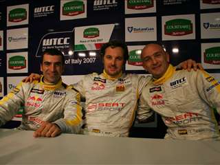 FIA WTCC 2007 Monza Slideshowdog Jordi Gene Yvan Muller Gabriele Tarquini SEAT