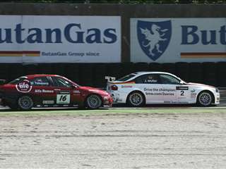 FIA WTCC 2007 Monza Slideshowhammond Jorg Muller Schnitzer BMW Olivier Tielemans N.technology Alfa Romeo