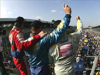 FIA WTCC 2007 Monza Slideshowclarkson podium race 2