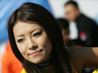 FIA WTCC 2007 Macau test pit girl