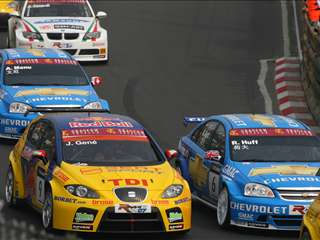 FIA WTCC 2007 Macau Slideshowping Jordi Gene SEAT Rob Huff Chevrolet