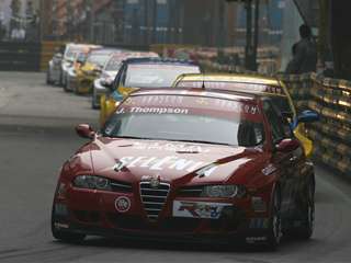 FIA WTCC 2007 Macau Slideshowping James Thompson N.technology Alfa Romeo