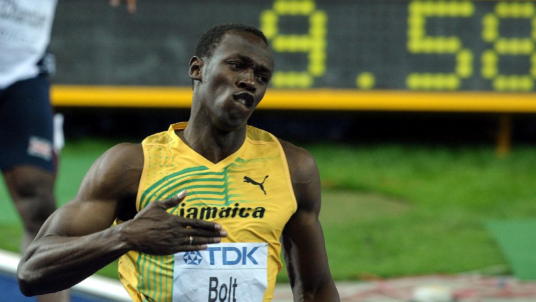 Usain Bolt's 100m record in Berlin