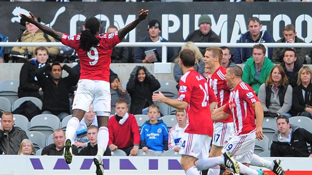 Stoke win at Newcastle