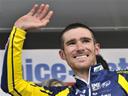 Feillu celebrates with win