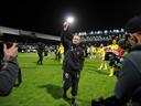 Lambert celebrates win
