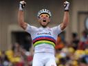 Hushovd wins stage 13
