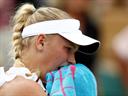 Wozniacki crashes out 