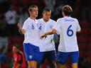 England hit Azeris for six