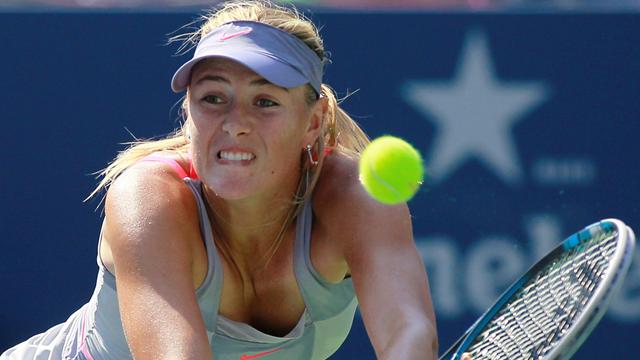 Sharapova tombe de haut