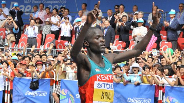 Kirui wins men's marathon world title