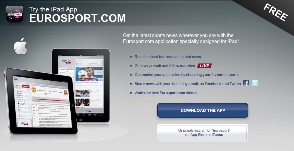 Eurosport iPad App