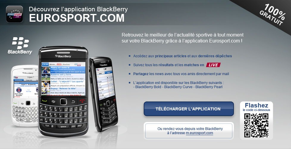 Eurosport BlackBerry App