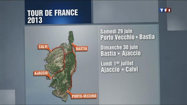 Trois étapes en Corse en 2013