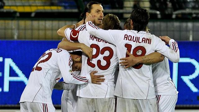 Cagliari 0-2 Milan - Football - Serie A