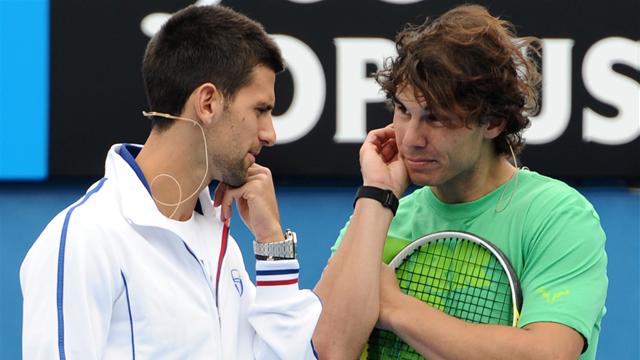 Nadal and Djokovic fire shots ahead of final