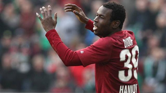 Hanover's Diouf out with ankle inury