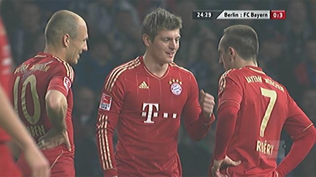 Ribery and Kroos\'s game - Football - Bundesliga