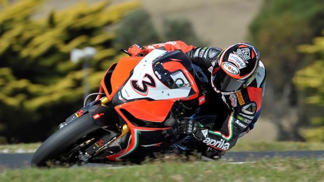 Biaggi flies through field to win at Misano