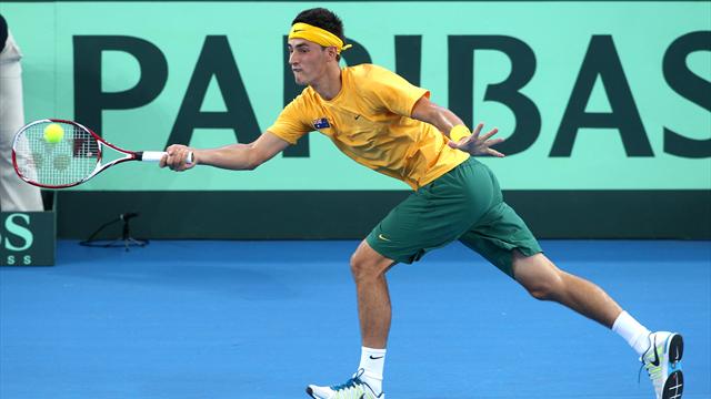 Tomic stretched in Davis Cup win