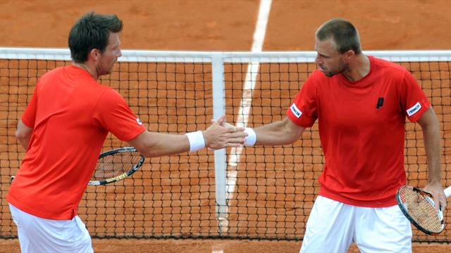 Austria win doubles to frustrate Spain
