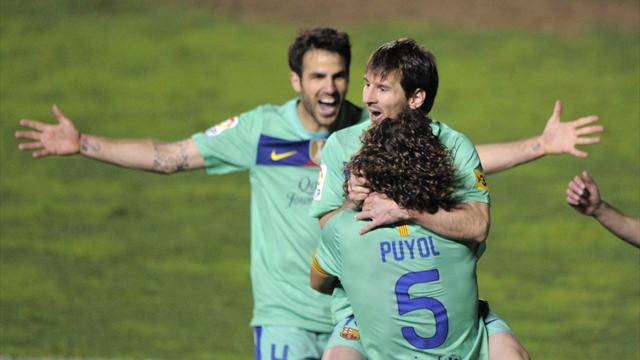 Messi délivre le Barça