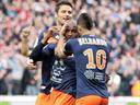 Montpellier go five clear