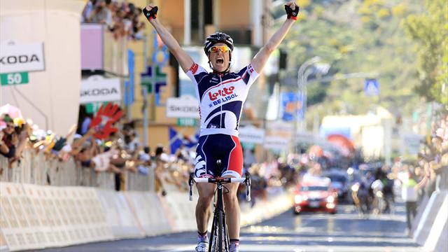 Bak wins stage 12 with late surge