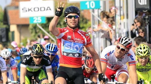 Cavendish secures Giro hat-trick