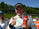 Huff races to pole