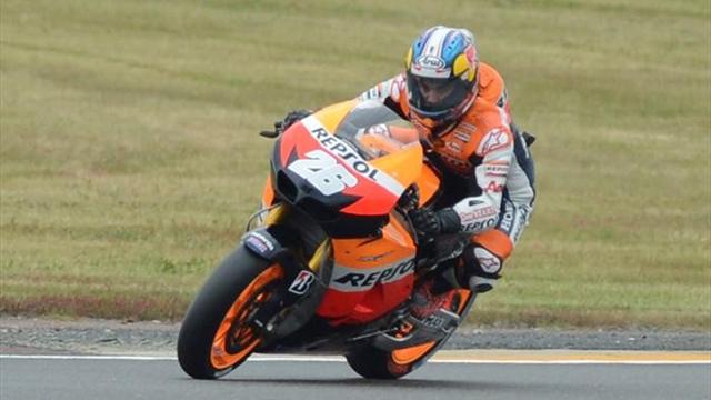 Pedrosa fastest again in Germany