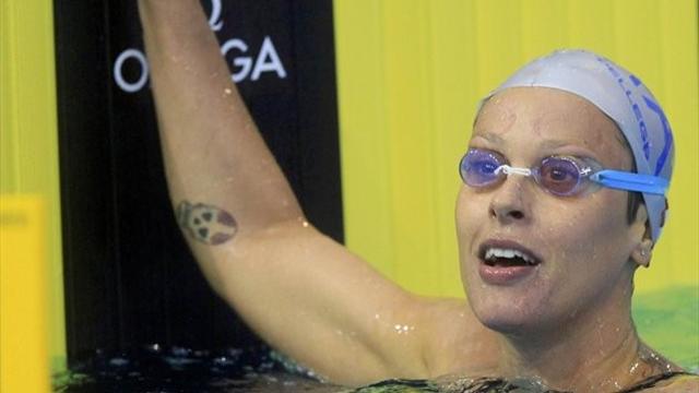 Gold medallist Pellegrini back on form in Rome