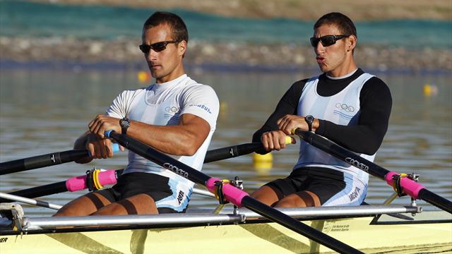 Argentine rowers ready - Olympic Games - London 2012