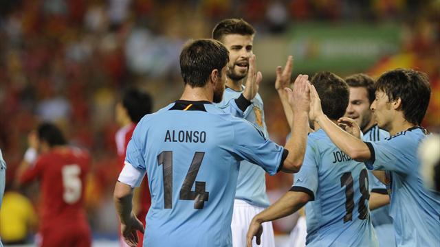 Spain labour to win over China