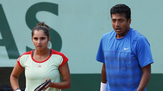 Bhupathi and Mirza lift mixed doubles title