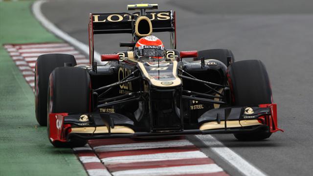 Five-place penalty for Grosjean