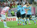 Spain edge Croatia