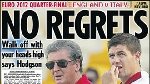 Paper: Come on England! - Football - Euro 2012