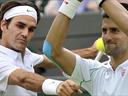 Djokovic, Federer in actio