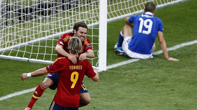 Spain hammer Italy - Football - Euro 2012