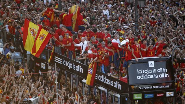 Recession-hit Spain celebrates Euro triumph