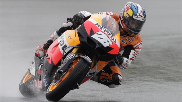Pedrosa wins German MotoGP as Stoner crashes