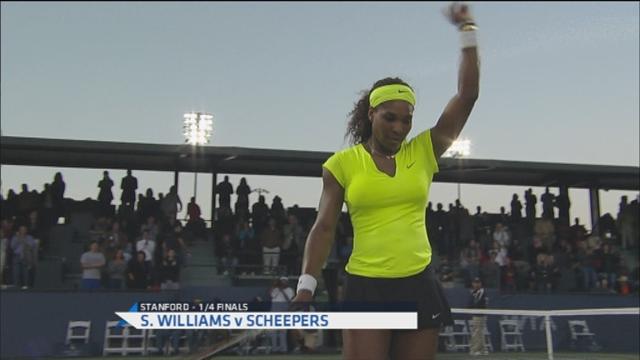 Williams makes semis - Tennis