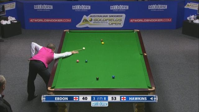 Hawkins wins Goldfields - Snooker Hawkins wins Goldfields - Snooker