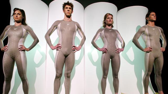 New hi-tech suits to change swimming again