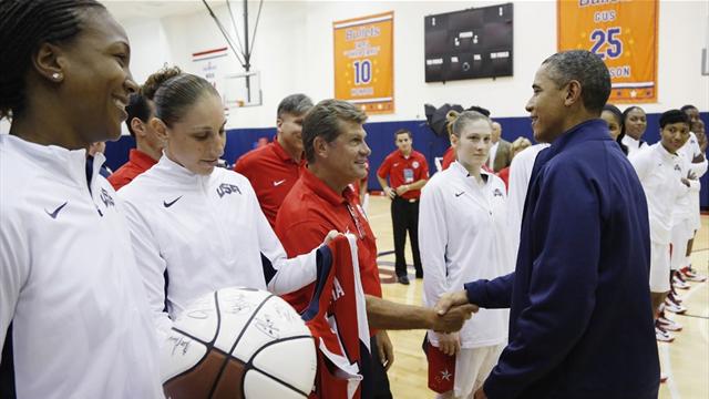 US women's basketball team welcome favourites tag