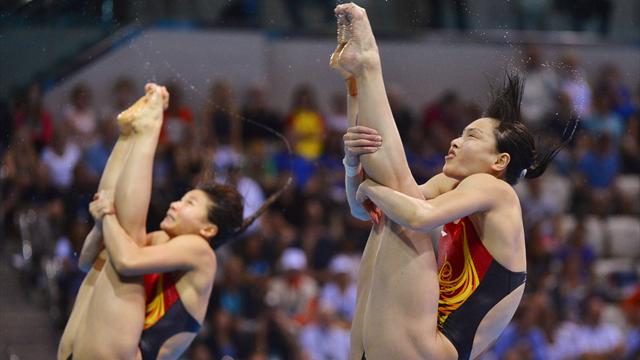 Minxia and Zi win Olympic 3m synchro gold